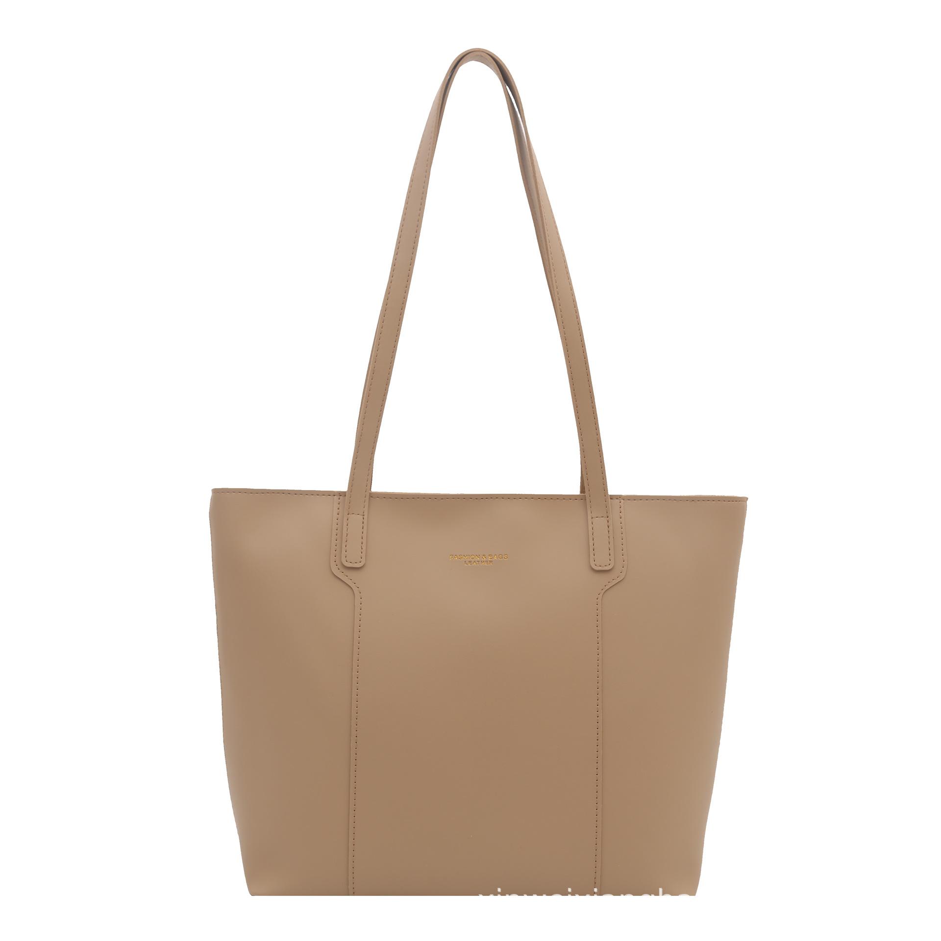 Autumn and winter largecapacity tote bag solid color commuter women s bag simple and versatile shoulder bag
Autumn and winter largecapacity tote bag solid color commuter women s bag simple and versatile shoulder bag