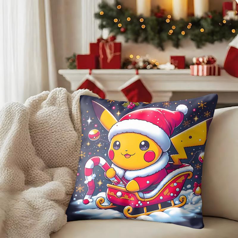 Пікачу носить капелюх і милий різдвяний наволочку, щоб посилити відчуття домашньої атмосфери. 16x16Inch
Пікачу носить капелюх і милий різдвяний наволочку, щоб посилити відчуття домашньої атмосфери. 16x16Inch