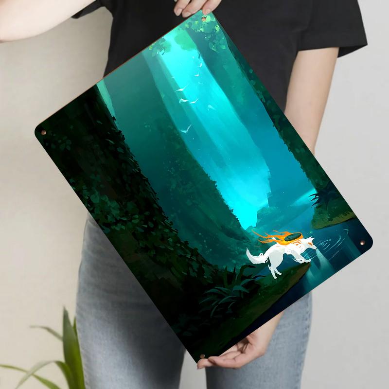 Enchanted Forest Glowing Spirit Fox Metal Wall Art Decorative Painting for Home Decoration 20x30cm(7.8x11.8inch)
Enchanted Forest Glowing Spirit Fox Metal Wall Art Decorative Painting for Home Decoration 20x30cm(7.8x11.8inch)