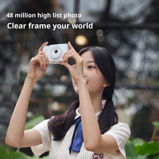 48MP Digital Camera with LED Fill Light 180-Degree Flip Screen Compact Design Portable Camera Vlogging Recorder чорний
48MP Digital Camera with LED Fill Light 180-Degree Flip Screen Compact Design Portable Camera Vlogging Recorder чорний