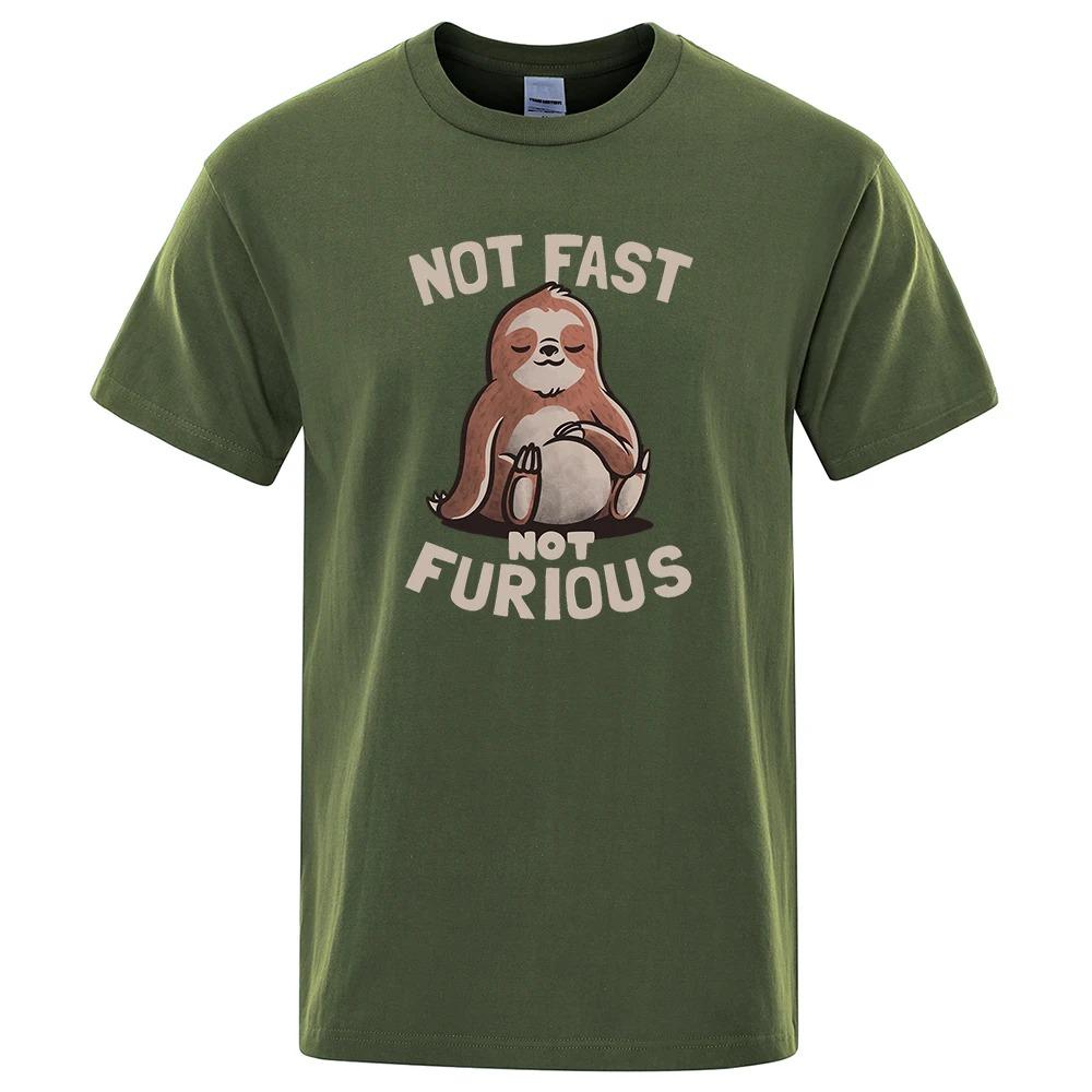 Новинка 2024 года, одежда с принтом Not Fast Not Furious Kawaii, ленивец, унисекс, уличные футболки большого размера, дышащая хлопковая футболка для творчества, унисекс
Новинка 2024 года, одежда с принтом Not Fast Not Furious Kawaii, ленивец, унисекс, уличные футболки большого размера, дышащая хлопковая футболка для творчества, унисекс