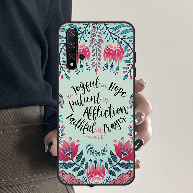 Bible Verses Design For Huawei Nova 12i 12s 7i 8i 11i 9 10 SE Y91 Y90 Y60 Y70 Y72 Y61 P30 P40 Lite P60 Pro Case Huawei P30 Pro
Bible Verses Design For Huawei Nova 12i 12s 7i 8i 11i 9 10 SE Y91 Y90 Y60 Y70 Y72 Y61 P30 P40 Lite P60 Pro Case Huawei P30 Pro