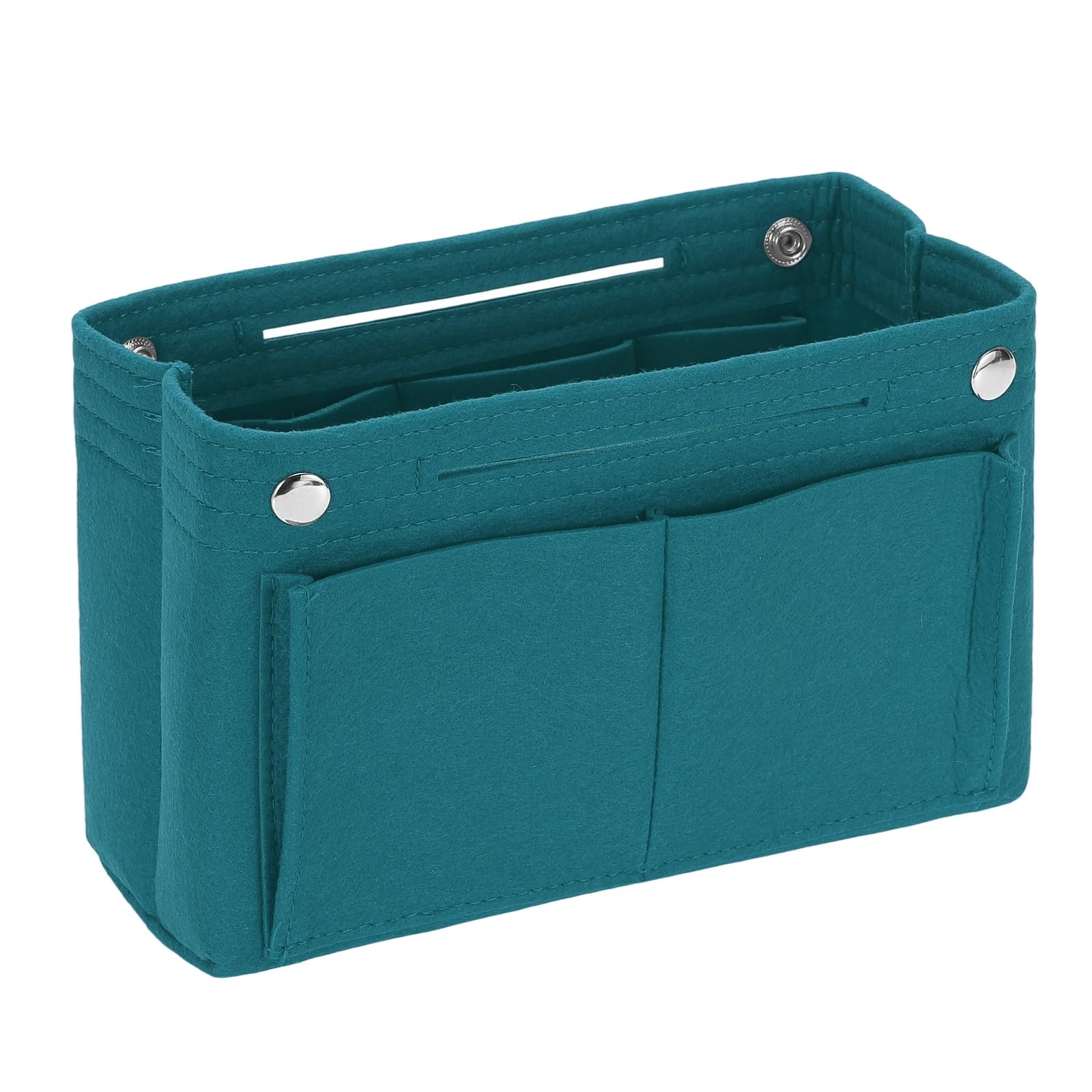 uxcell Bag Organizer Insert with Snap Closure, Multi-Function Compartment, Felt Bag Inner, Dome Shaper for Satchels, Totes, and Handbags (17x10x15cm,
uxcell Bag Organizer Insert with Snap Closure, Multi-Function Compartment, Felt Bag Inner, Dome Shaper for Satchels, Totes, and Handbags (17x10x15cm,