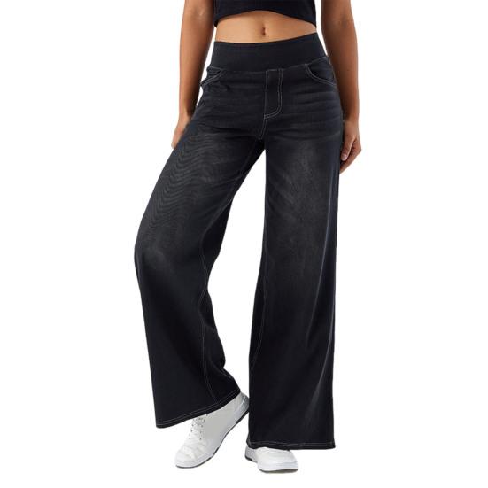 Женские джинсы с карманами, эластичные, с высокой талией, однотонные, длинные, прямые, широкие брюки для ежедневных поездок на работу S темно-серого
Женские джинсы с карманами, эластичные, с высокой талией, однотонные, длинные, прямые, широкие брюки для ежедневных поездок на работу S темно-серого
