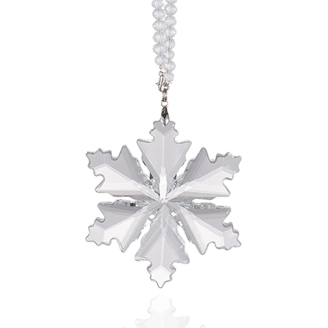 Crystal Snowflake Car Rear View Mirror Pendant Lucky Car Hanging Ornament Car Charm Decorations, Transparent Transparent-snowflake
Crystal Snowflake Car Rear View Mirror Pendant Lucky Car Hanging Ornament Car Charm Decorations, Transparent Transparent-snowflake