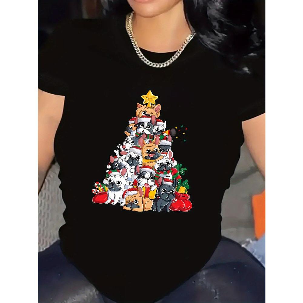 Women s Christmas Puppy Print Fit Tee Harajuku Short Sleeve Casual T-shirt Clothing Street Tops Tees Aesthetic Clothes XL
Women s Christmas Puppy Print Fit Tee Harajuku Short Sleeve Casual T-shirt Clothing Street Tops Tees Aesthetic Clothes XL