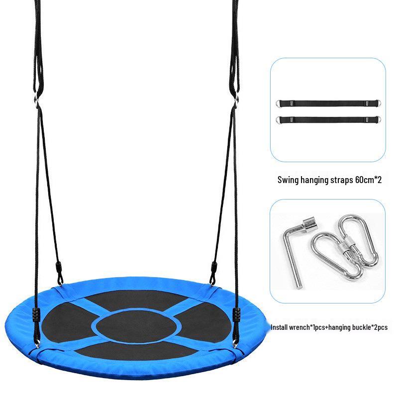 Детские регулируемые уличные круглые качели-тарелка и детский гамак
Детские регулируемые уличные круглые качели-тарелка и детский гамак