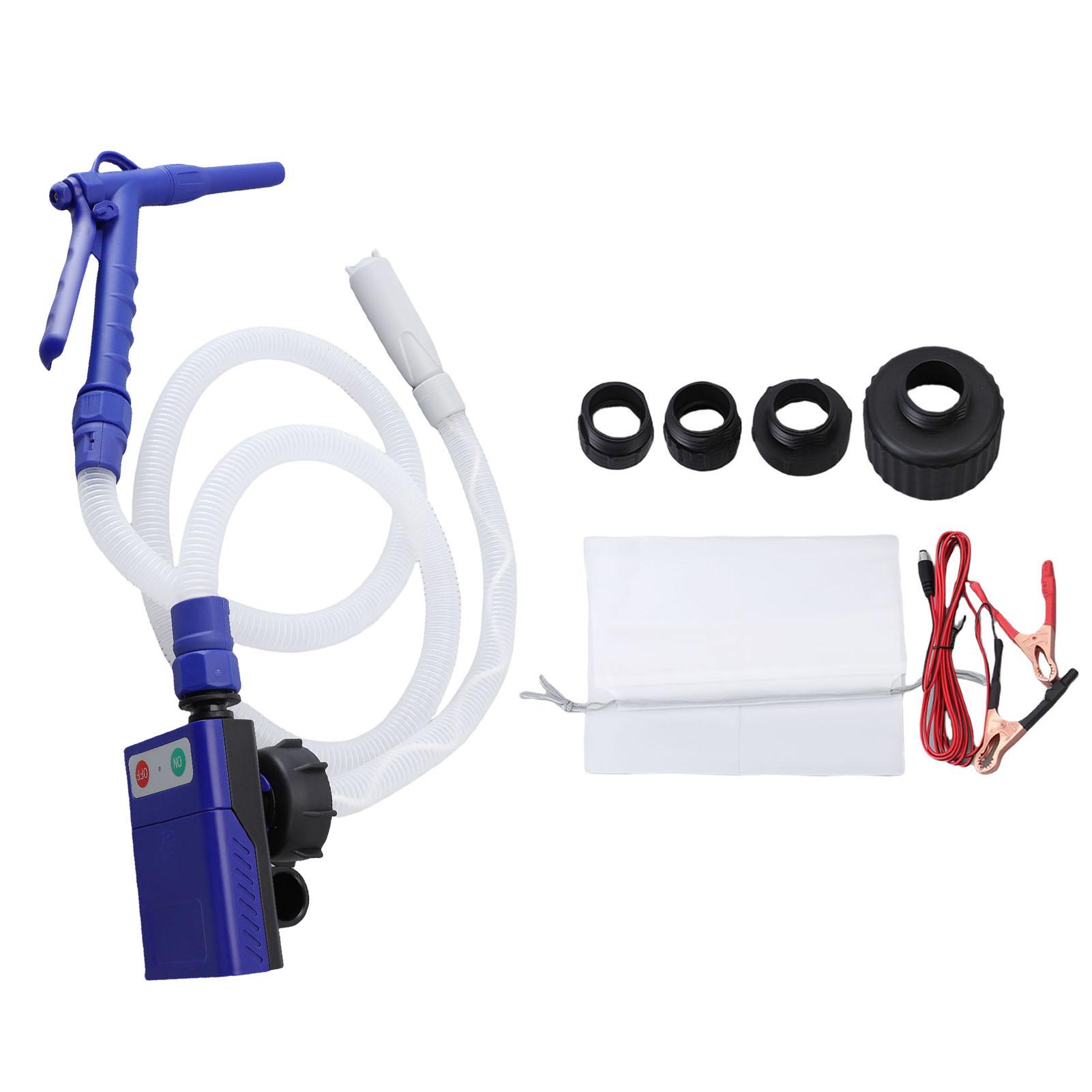 Fuel Transfer Pump 3.8GPM 51in Hose 4 Adapters Oil Pump with Manual Nozzle for Tanks
Fuel Transfer Pump 3.8GPM 51in Hose 4 Adapters Oil Pump with Manual Nozzle for Tanks