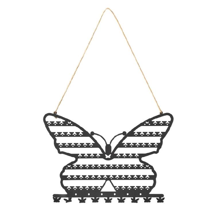 Stylish Butterfly Wall Mounted Jewelry Organizers Decoration for Necklace Rings Bracelet Display Household Use чорний
Stylish Butterfly Wall Mounted Jewelry Organizers Decoration for Necklace Rings Bracelet Display Household Use чорний
