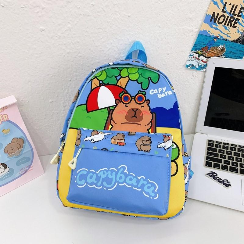 Cute Capybara Bathing Swimming Circle Beach Cartoon Printed Children Backpack синий
Cute Capybara Bathing Swimming Circle Beach Cartoon Printed Children Backpack синий