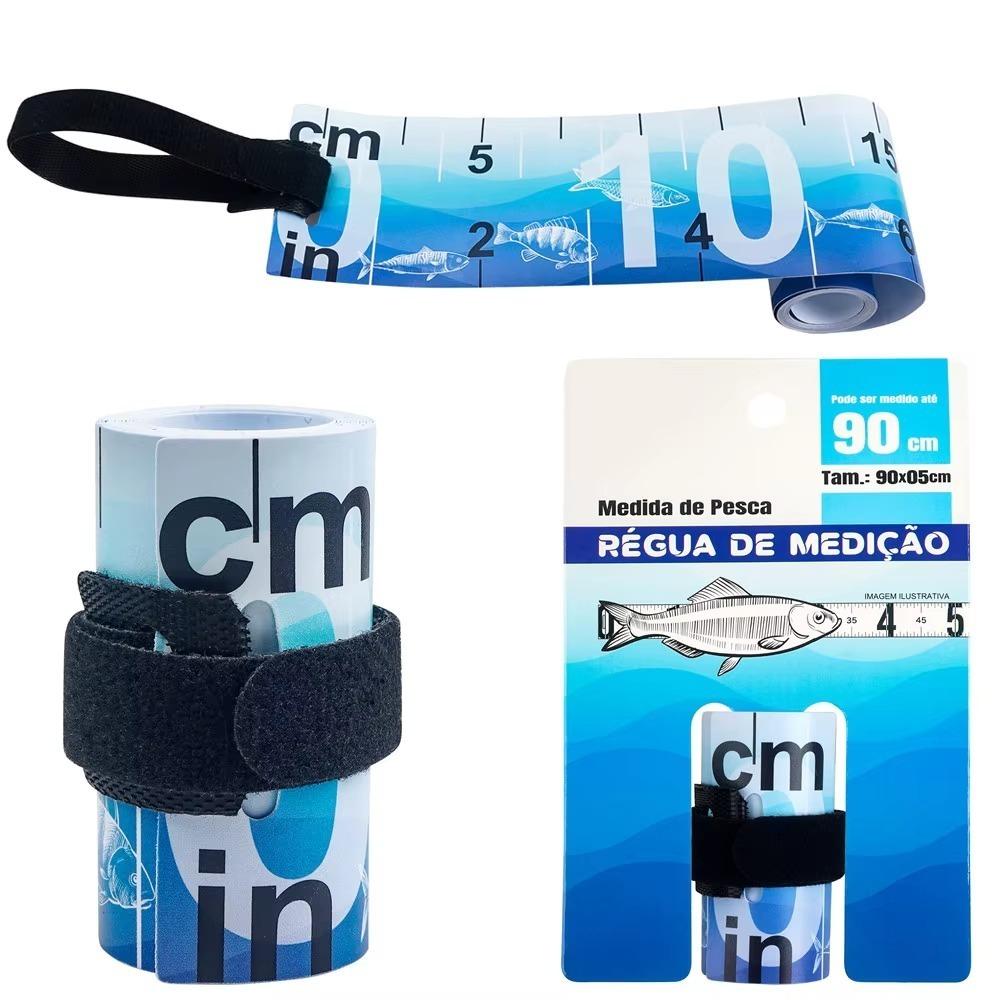 New Waterproof Fish Measuring Ruler 90cm Sticker Fishing Measurement Tape Foldable Fishing Accessories Tackle Tool синій
New Waterproof Fish Measuring Ruler 90cm Sticker Fishing Measurement Tape Foldable Fishing Accessories Tackle Tool синій