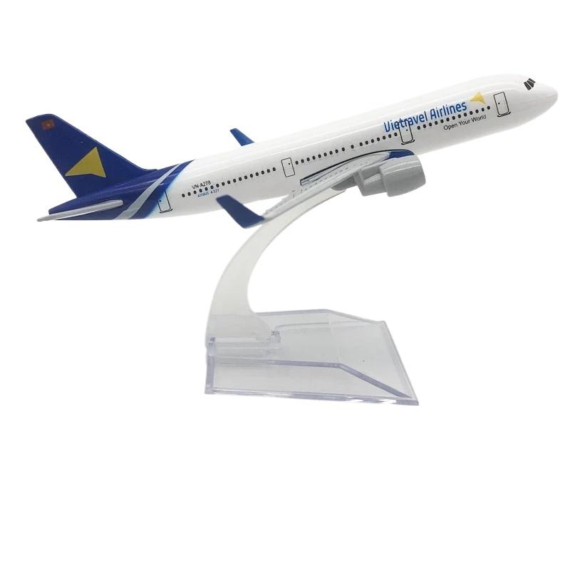Scale 1/400 16CM Toys Plane Vietravel Airlines A321 Metal Scale Aircraft Souvenir Plane Toy Miniature Airplane
Scale 1/400 16CM Toys Plane Vietravel Airlines A321 Metal Scale Aircraft Souvenir Plane Toy Miniature Airplane