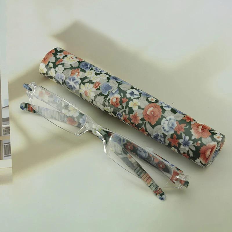 Printed Presbyopia Glasses with Box Ultra Light Pen Holder Portable Styles Multi Colored Far Sighted Glasses Reading Glasses +400
Printed Presbyopia Glasses with Box Ultra Light Pen Holder Portable Styles Multi Colored Far Sighted Glasses Reading Glasses +400