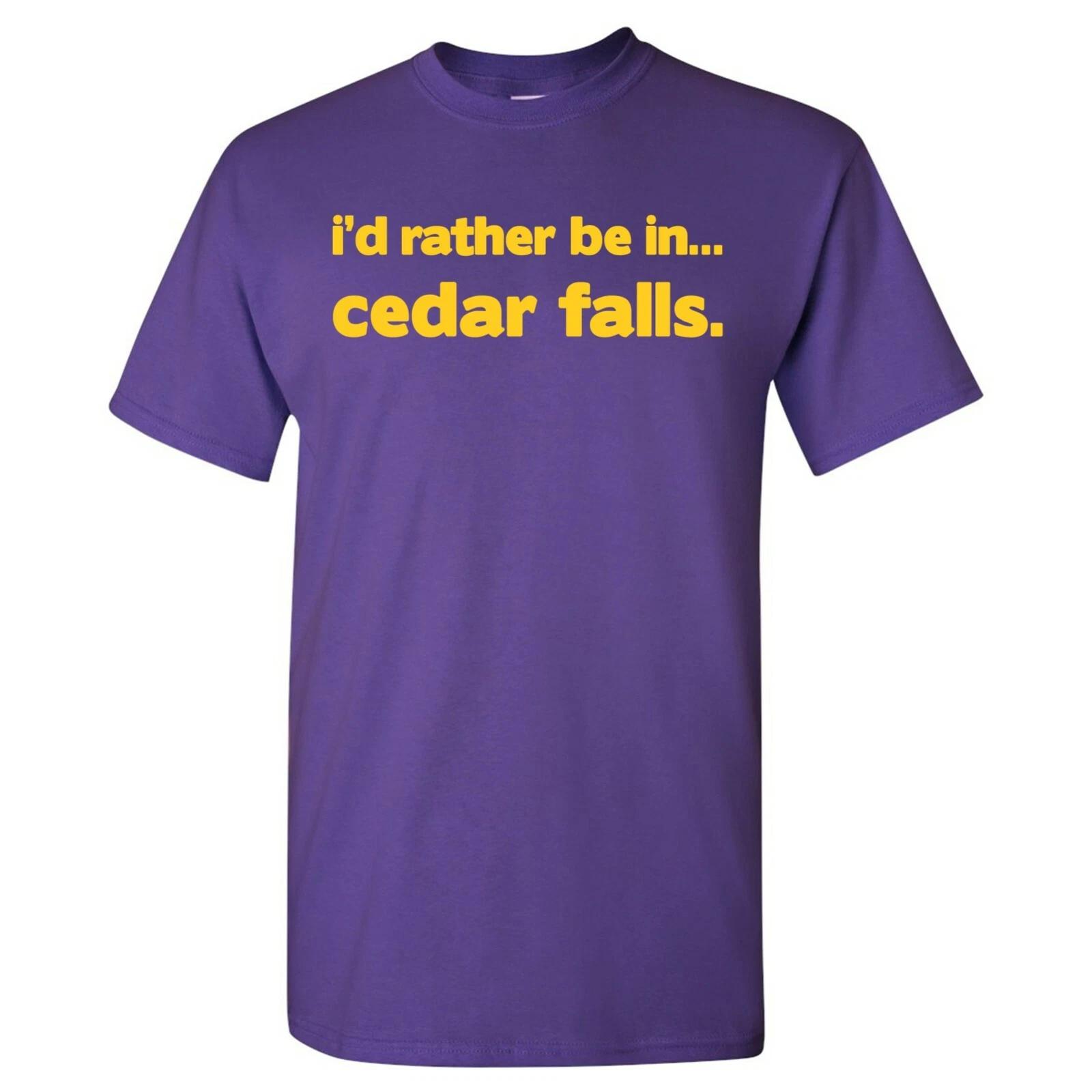 I d Rather Be In Cedarfalls - Hometown Pride Sports T-Shirt - Purple S
I d Rather Be In Cedarfalls - Hometown Pride Sports T-Shirt - Purple S