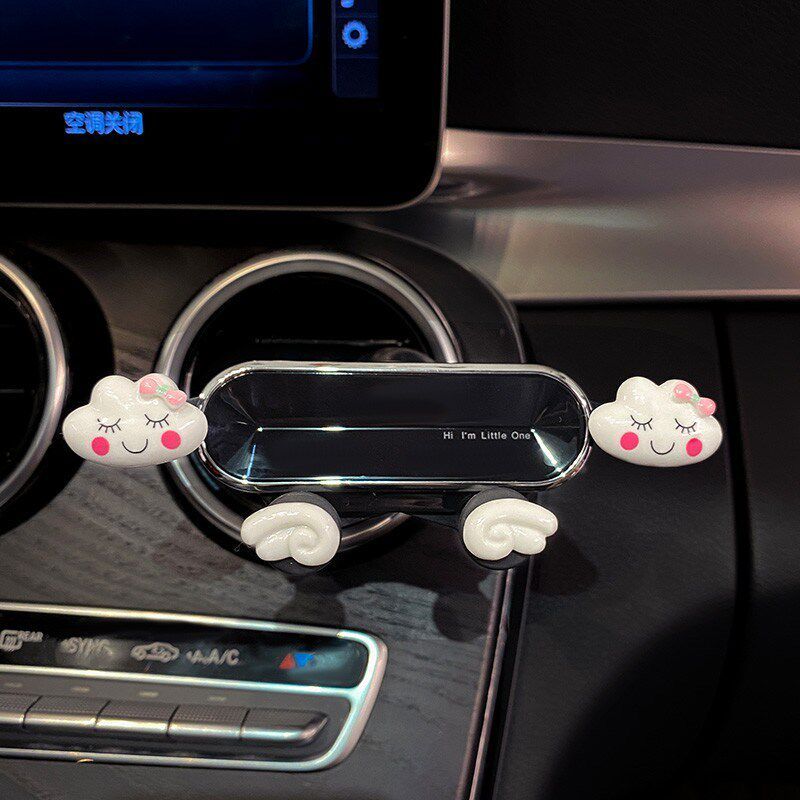 Creative New Car Phone Holder, Trendy Female Car Navigation Stand, Cute Cartoon Air Vent Mount for the Car Cloud Mirror Stand
Creative New Car Phone Holder, Trendy Female Car Navigation Stand, Cute Cartoon Air Vent Mount for the Car Cloud Mirror Stand