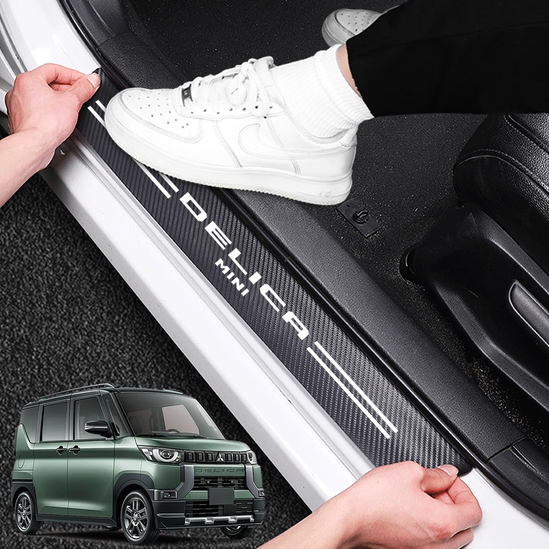 GOODGOODCAR Последняя Delica Mini Боковая ступенька Delica Mini Накладка на порог A type чёрный
GOODGOODCAR Последняя Delica Mini Боковая ступенька Delica Mini Накладка на порог A type чёрный