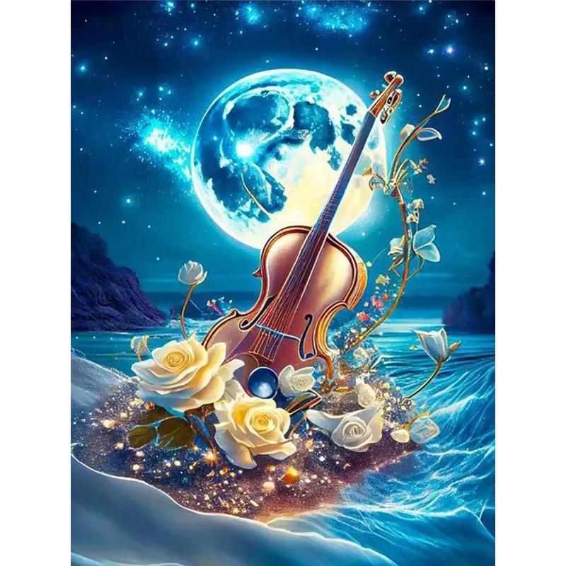5D DIY Full Circle Diamond Painting Moon Cello Diamond Rhinestone Embroidery Cross Stitch Home Decor Gift 20x30cm
5D DIY Full Circle Diamond Painting Moon Cello Diamond Rhinestone Embroidery Cross Stitch Home Decor Gift 20x30cm