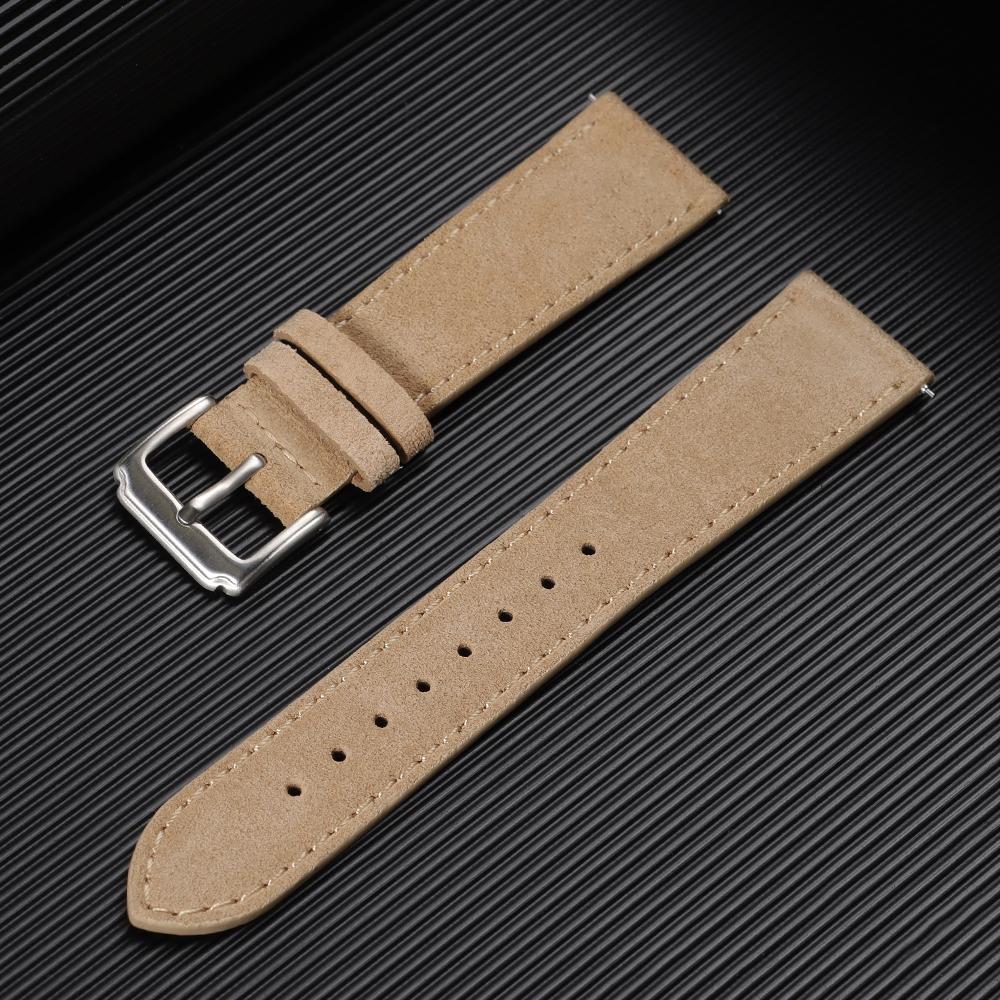 Vintage Brown Black Suede Leather Watch Band 18mm 19mm 20mm 22mm Quick Release Strap for Men Women Soft Comfortable Watch Strap 22mm&with silver buckle хакі
Vintage Brown Black Suede Leather Watch Band 18mm 19mm 20mm 22mm Quick Release Strap for Men Women Soft Comfortable Watch Strap 22mm&with silver buckle хакі