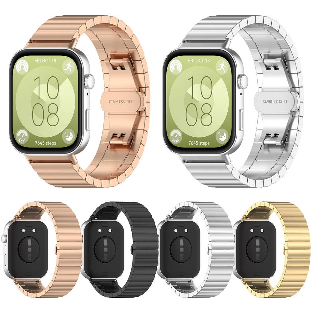 Ремешок из нержавеющей стали для Huawei Watch Fit3, сменные ремешки для часов, браслеты, ремешки, регулируемый ремешок для запястья
Ремешок из нержавеющей стали для Huawei Watch Fit3, сменные ремешки для часов, браслеты, ремешки, регулируемый ремешок для запястья