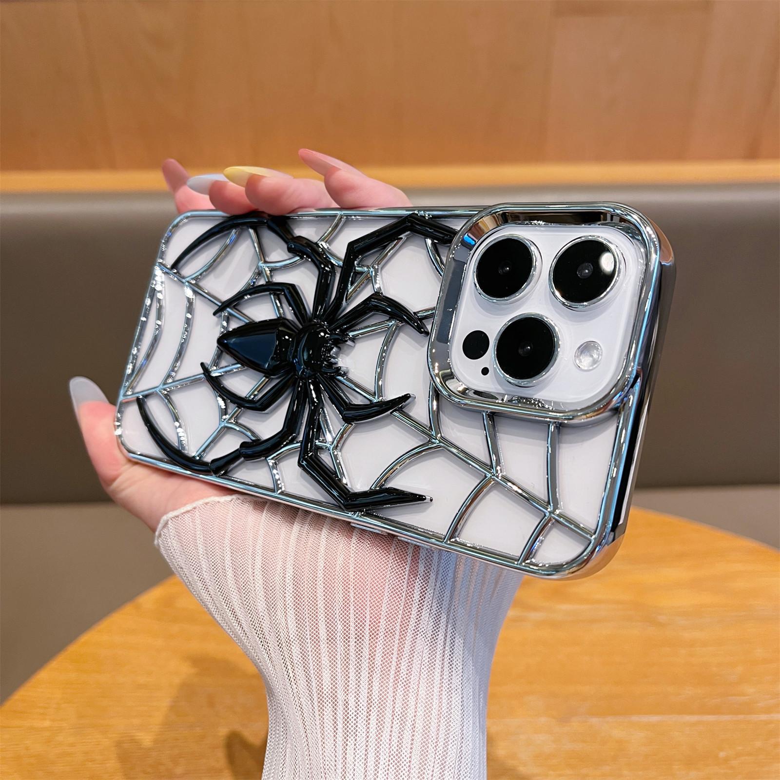 Funny 3D Hollow Spider Electroplated TPU Heat Dissipation Phone Case for IPhone 11 12 13 14 15 16 Pro Max Soft Protective Cover iPhone 12 чорний
Funny 3D Hollow Spider Electroplated TPU Heat Dissipation Phone Case for IPhone 11 12 13 14 15 16 Pro Max Soft Protective Cover iPhone 12 чорний