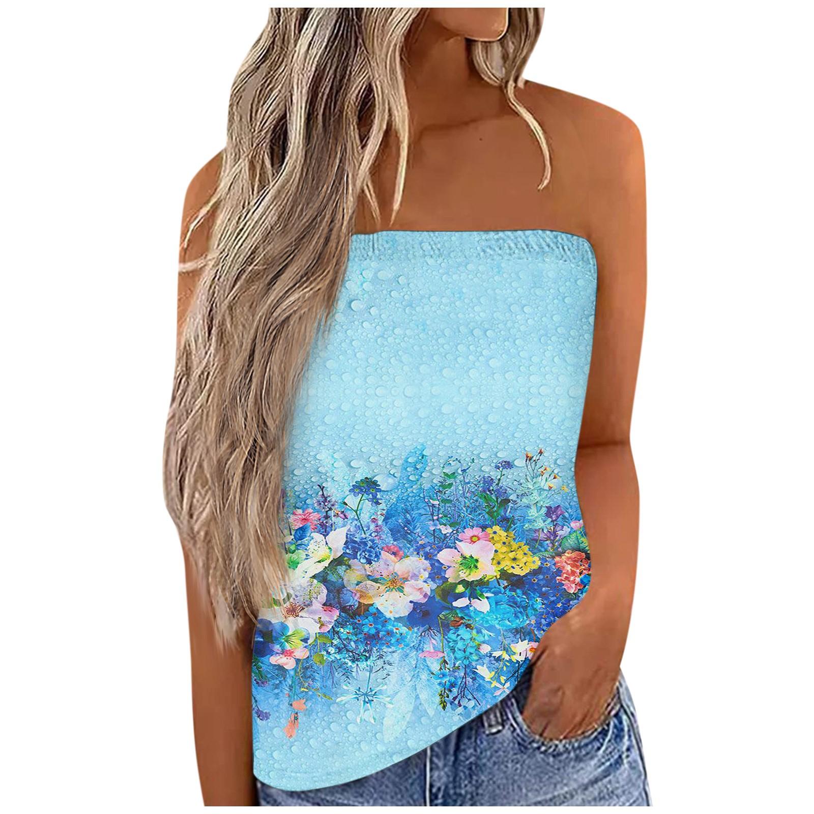 Женский летний сексуальный топ без рукавов с открытыми плечами, пляжный жилет без бретелек, рубашка-бандо, сексуальные топы с открытой спиной XXL синий
Женский летний сексуальный топ без рукавов с открытыми плечами, пляжный жилет без бретелек, рубашка-бандо, сексуальные топы с открытой спиной XXL синий