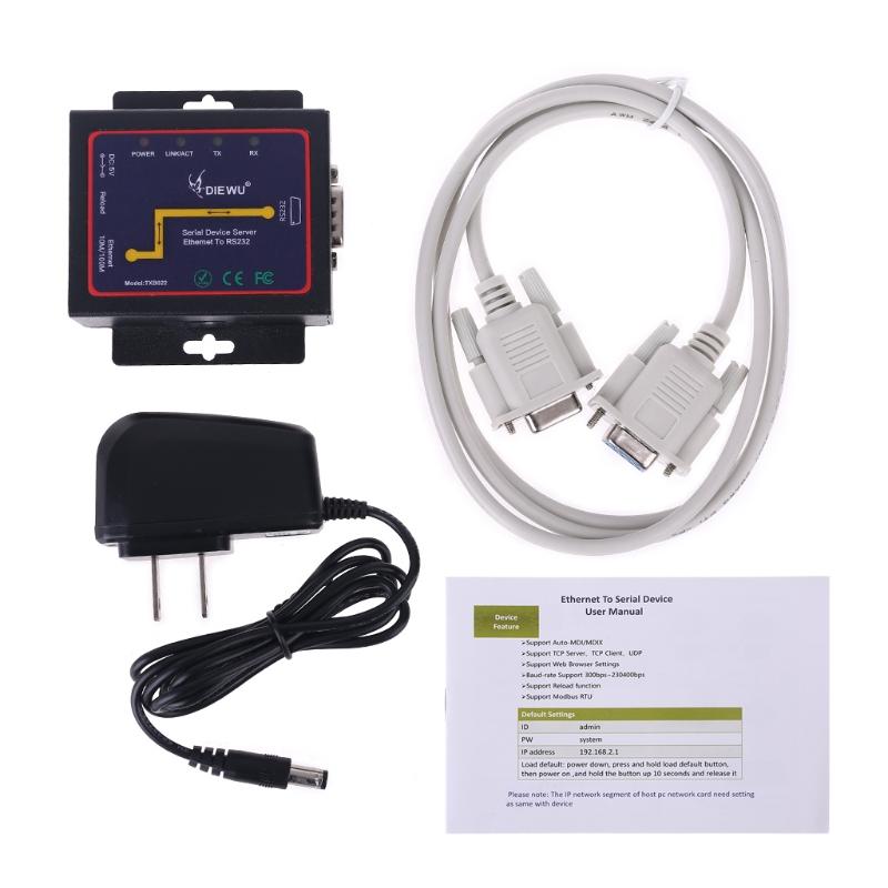 DB9 RJ45 to RS232 Ethernet /IP Serial Server Module Ethernet Device Communication Converter
DB9 RJ45 to RS232 Ethernet /IP Serial Server Module Ethernet Device Communication Converter