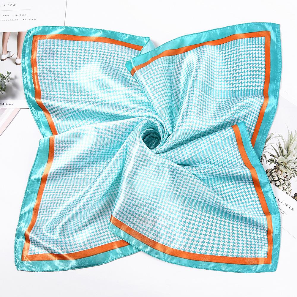Korean Version Of Flight Attendant Silk Scarf Small Square Scarf Fashion Versatile Bag Accessories Professional Scarf Thin Gift Scarf 60 Size 60-80cm
Korean Version Of Flight Attendant Silk Scarf Small Square Scarf Fashion Versatile Bag Accessories Professional Scarf Thin Gift Scarf 60 Size 60-80cm
