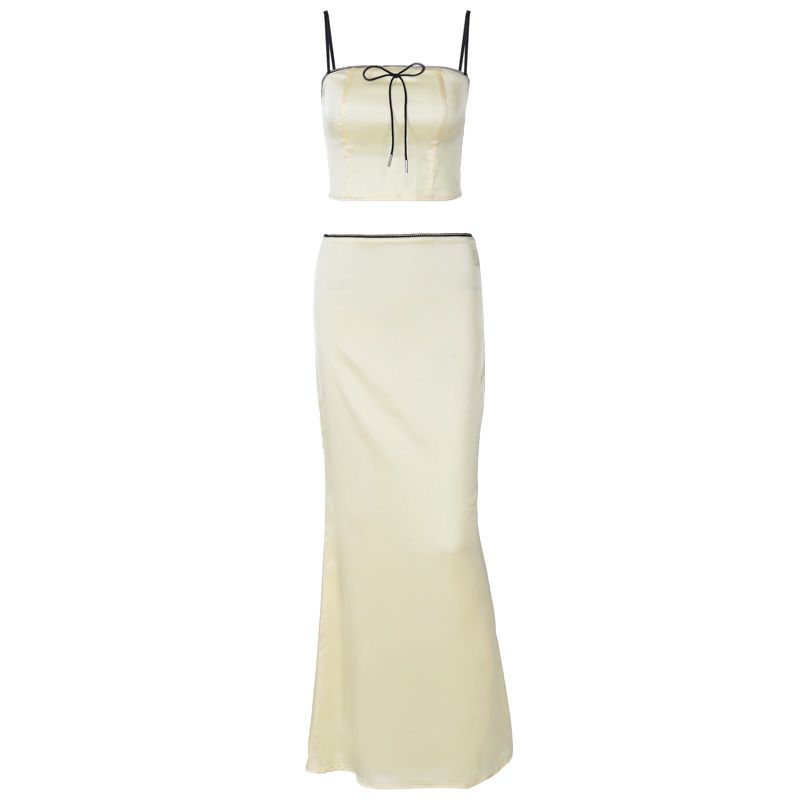 Женская одежда Модный стиль с открытыми плечами Слегка модный костюм Apricot color L
Женская одежда Модный стиль с открытыми плечами Слегка модный костюм Apricot color L