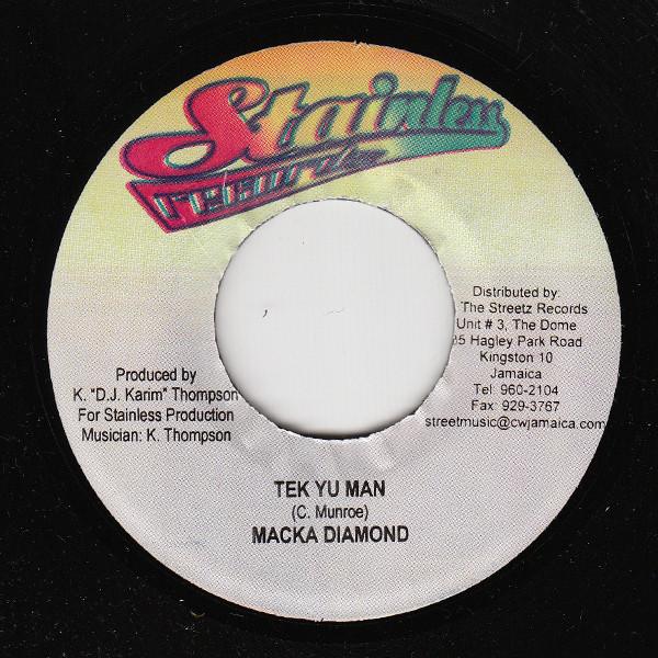 7inch Record MACKA DIAMOND / STEPHEN SUPAHYPE - Tek Yu Man / Stay Up NONE Stainless Recor Jamaica Reggae, Ska & Dub Used
7inch Record MACKA DIAMOND / STEPHEN SUPAHYPE - Tek Yu Man / Stay Up NONE Stainless Recor Jamaica Reggae, Ska & Dub Used
