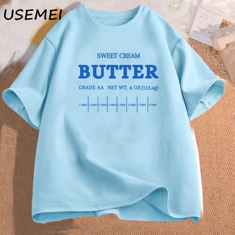 Salted Butter T Shirt Funny Baking Baker Foodie Graphic T Shirts Casual Cotton Short Sleeve O Neck Tshirt Womans Clothing 4XL
Salted Butter T Shirt Funny Baking Baker Foodie Graphic T Shirts Casual Cotton Short Sleeve O Neck Tshirt Womans Clothing 4XL