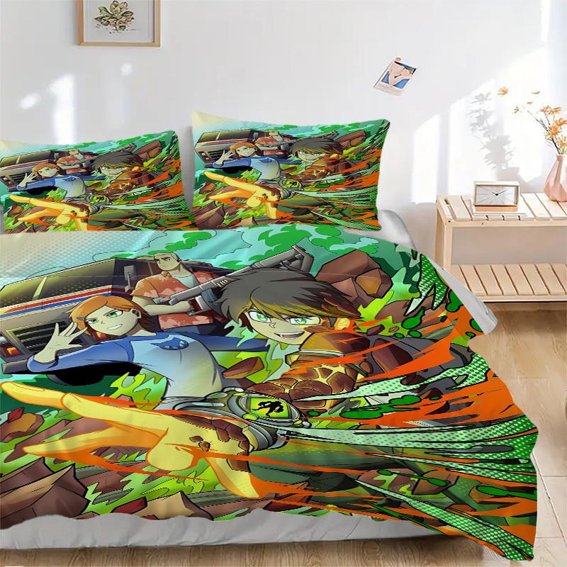3pcs Ben 10 Duvet Cover Set (1 Duvet Cover + 2 Pillowcases, No Core) - Comfortable, And Breathable Bedroom Decoration yy251104046 135x200cm
3pcs Ben 10 Duvet Cover Set (1 Duvet Cover + 2 Pillowcases, No Core) - Comfortable, And Breathable Bedroom Decoration yy251104046 135x200cm