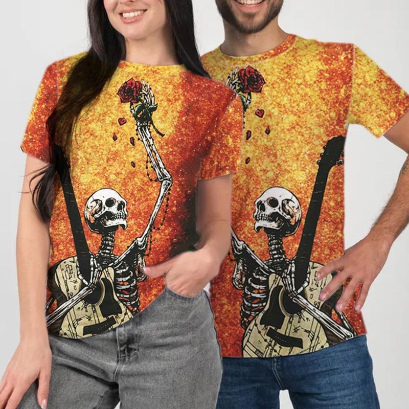 Summer Unisex Couple s Fashionable Casual Skull Series 3D Digital Printed Short Sleeved T-shirt 6XL
Summer Unisex Couple s Fashionable Casual Skull Series 3D Digital Printed Short Sleeved T-shirt 6XL