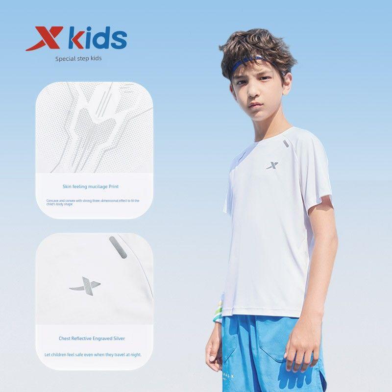 Tebu Cool Feeling Quick-Drying Kids Summer Clothing Short Sleeve T-shirt Light water color 165cm
Tebu Cool Feeling Quick-Drying Kids Summer Clothing Short Sleeve T-shirt Light water color 165cm
