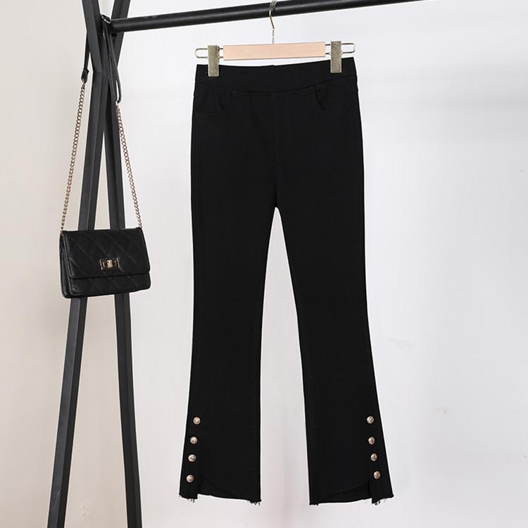 Новые осенне-зимние брюки с эластичной резинкой на талии, нестандартные микроклеш, узкие леггинсы, узкие брюки с высокой талией и завышенной талией XXXL чёрный
Новые осенне-зимние брюки с эластичной резинкой на талии, нестандартные микроклеш, узкие леггинсы, узкие брюки с высокой талией и завышенной талией XXXL чёрный