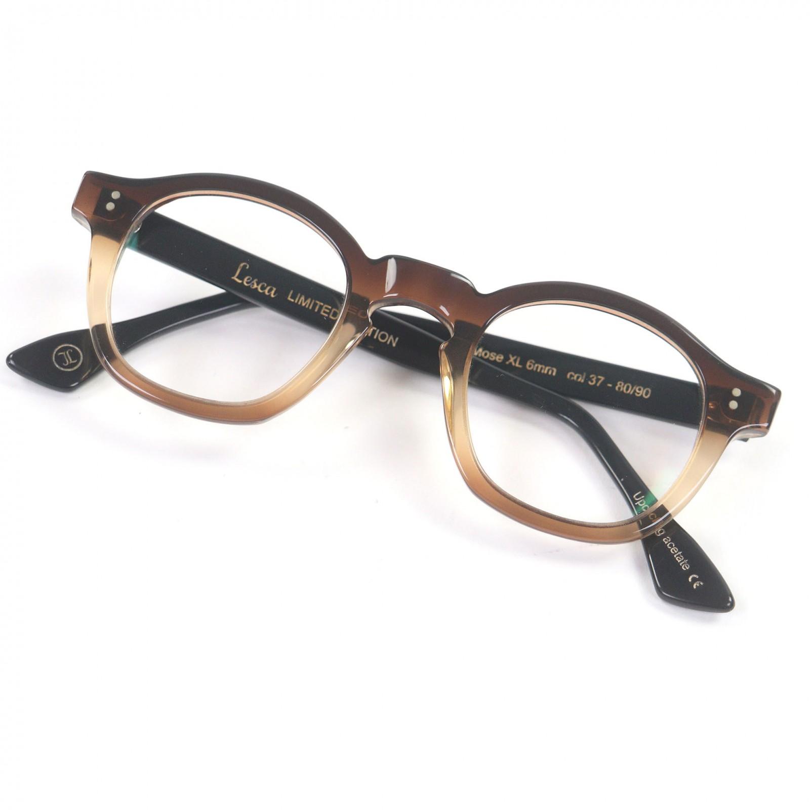 Great Lesca Lunetier Glasses MOSE-XL LIMITED EDITION 80/90 Clear brown Used
Great Lesca Lunetier Glasses MOSE-XL LIMITED EDITION 80/90 Clear brown Used