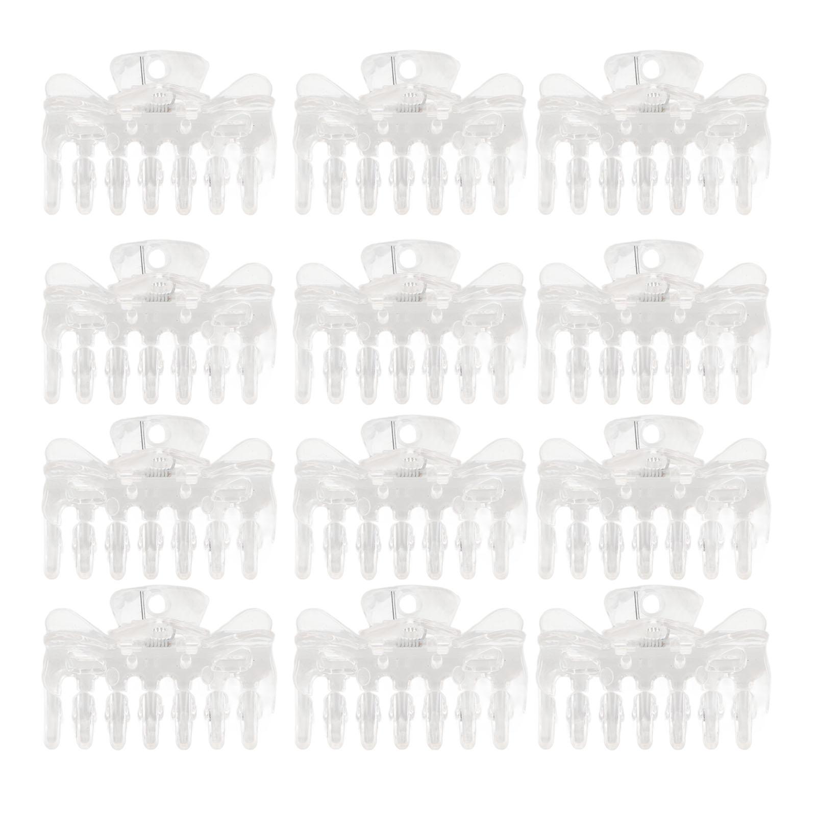 12pcs Hair Claw Clip Transparent Prevent Slip Strong Hold Elegant Plastic Hair Clamps for Women
12pcs Hair Claw Clip Transparent Prevent Slip Strong Hold Elegant Plastic Hair Clamps for Women