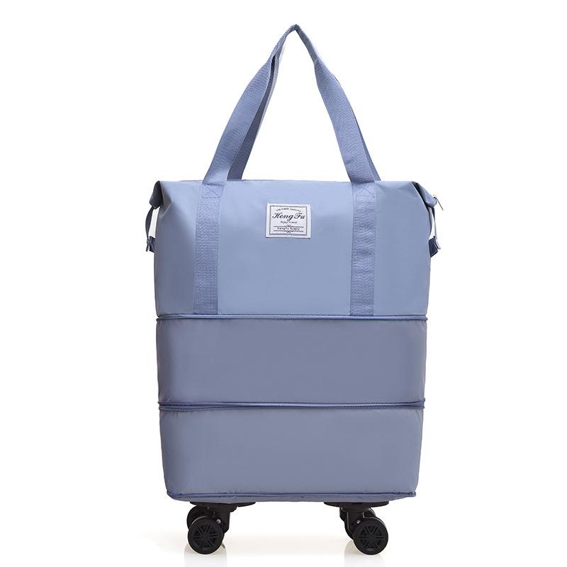 Expandable Large Capacity Travel Duffel with Universal Wheels for Men & Women - Perfect for Shopping, Storage, and Business Trips синий
Expandable Large Capacity Travel Duffel with Universal Wheels for Men & Women - Perfect for Shopping, Storage, and Business Trips синий