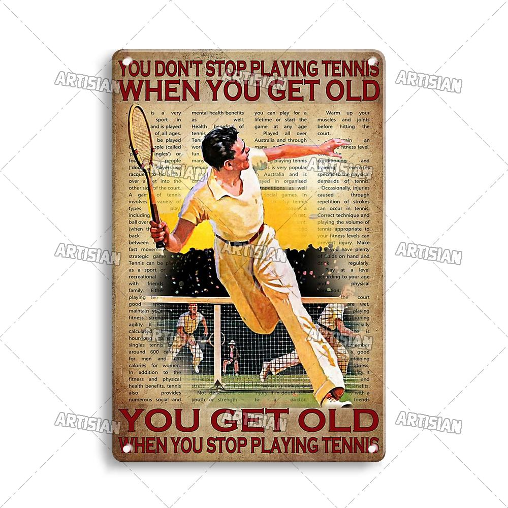 Artisian SPORT Metal Sign Tennis Tin Poster Decorative Plate Badminton Cricket Pickleball Plaque Wall Decor Garage Bar Pub Club 20x30cm(7.8x11.8inch)
Artisian SPORT Metal Sign Tennis Tin Poster Decorative Plate Badminton Cricket Pickleball Plaque Wall Decor Garage Bar Pub Club 20x30cm(7.8x11.8inch)