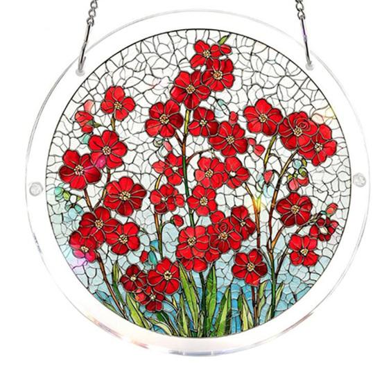 Stained Glass Style Puzzle Suncatcher, DIY Acrylic Jigsaw Puzzle for Adult, Colorful Window Hanging Ornaments for Home Garden Decor N
Stained Glass Style Puzzle Suncatcher, DIY Acrylic Jigsaw Puzzle for Adult, Colorful Window Hanging Ornaments for Home Garden Decor N