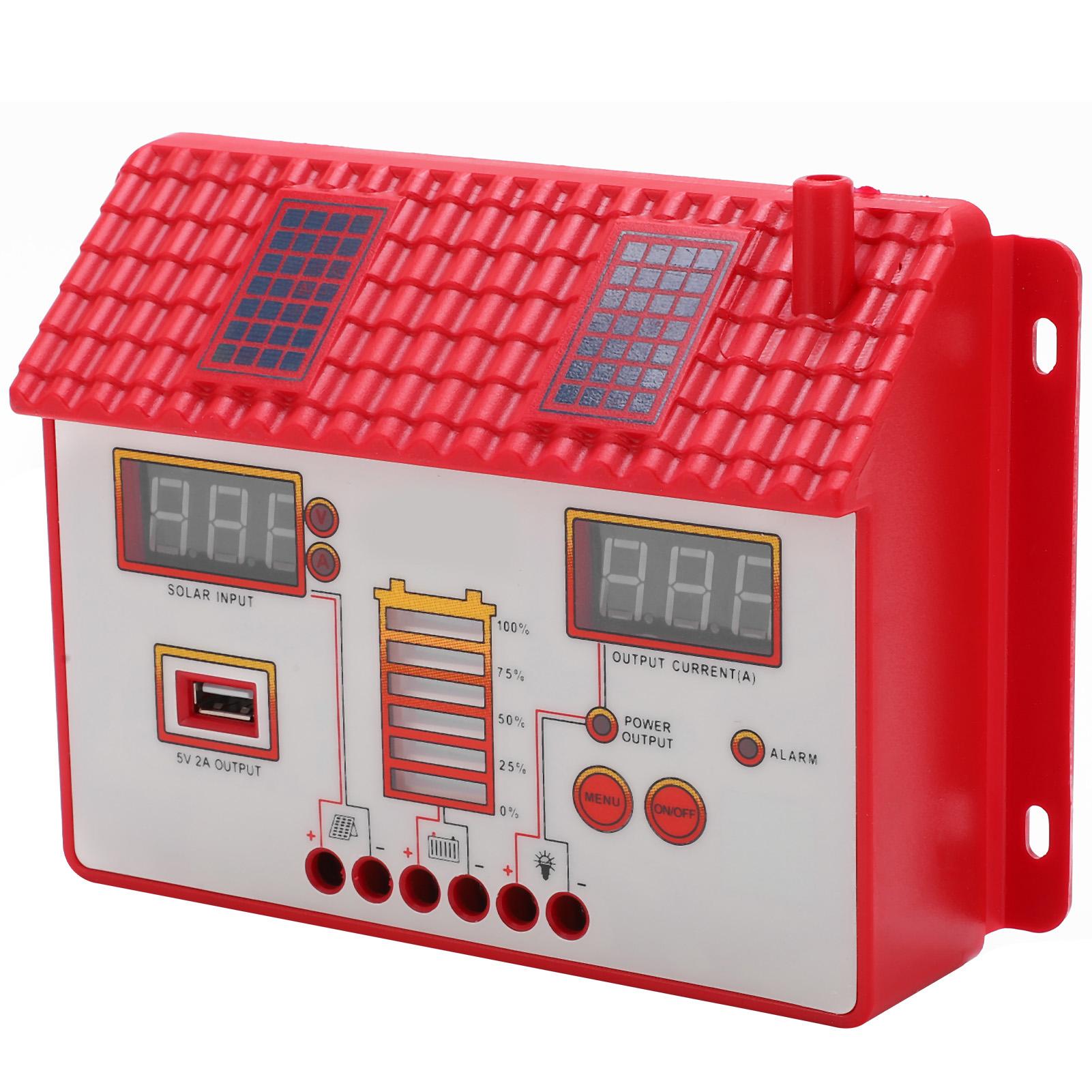 12V 24V House Shaped Solar Charge Controller MPPT Automatic Solar Panel Regulator with LED Display 30A
12V 24V House Shaped Solar Charge Controller MPPT Automatic Solar Panel Regulator with LED Display 30A