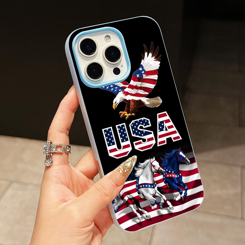 USA America Flag Jelly Double layer Light Blue Mobile Phone Case for iPhone 17 16 15 14 13 12 11 Air Pro Max Plus Protective iPhone 11 Pro Max
USA America Flag Jelly Double layer Light Blue Mobile Phone Case for iPhone 17 16 15 14 13 12 11 Air Pro Max Plus Protective iPhone 11 Pro Max