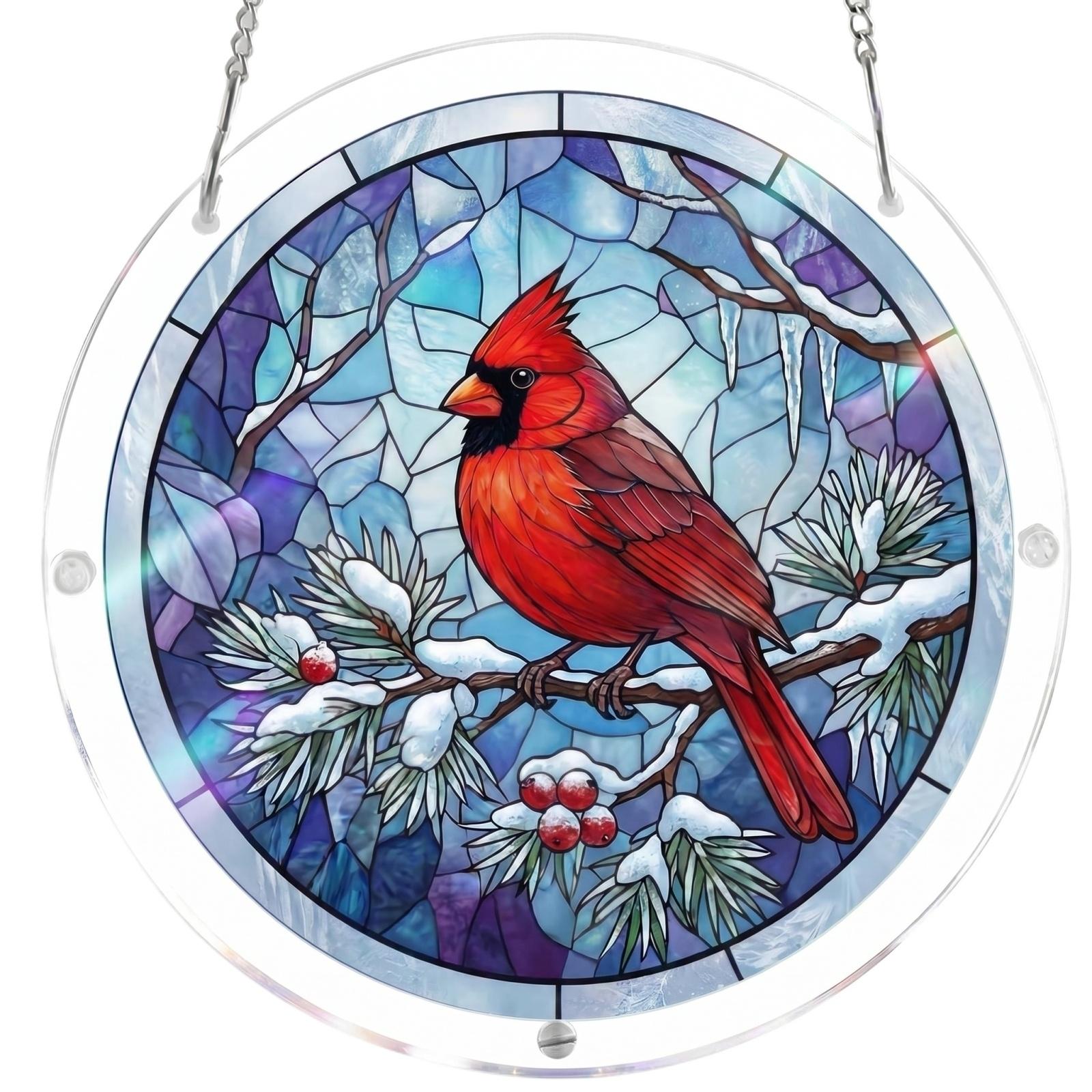 Acrylic Suncatcher Flat Puzzle Hanging Panel with Bird and Branch Design for Window or Wall Decoration Home Ornament Art one size
Acrylic Suncatcher Flat Puzzle Hanging Panel with Bird and Branch Design for Window or Wall Decoration Home Ornament Art one size