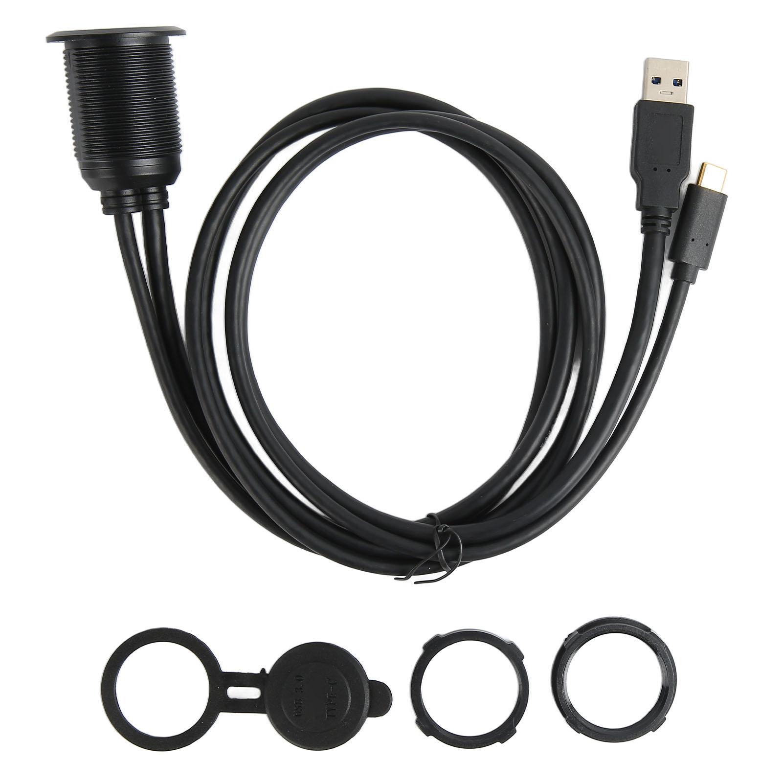 Кабель для скрытого монтажа Type C 3.1 - USB 3.0 со светодиодными индикаторами, водонепроницаемый, Plug and Play, передача данных
Кабель для скрытого монтажа Type C 3.1 - USB 3.0 со светодиодными индикаторами, водонепроницаемый, Plug and Play, передача данных