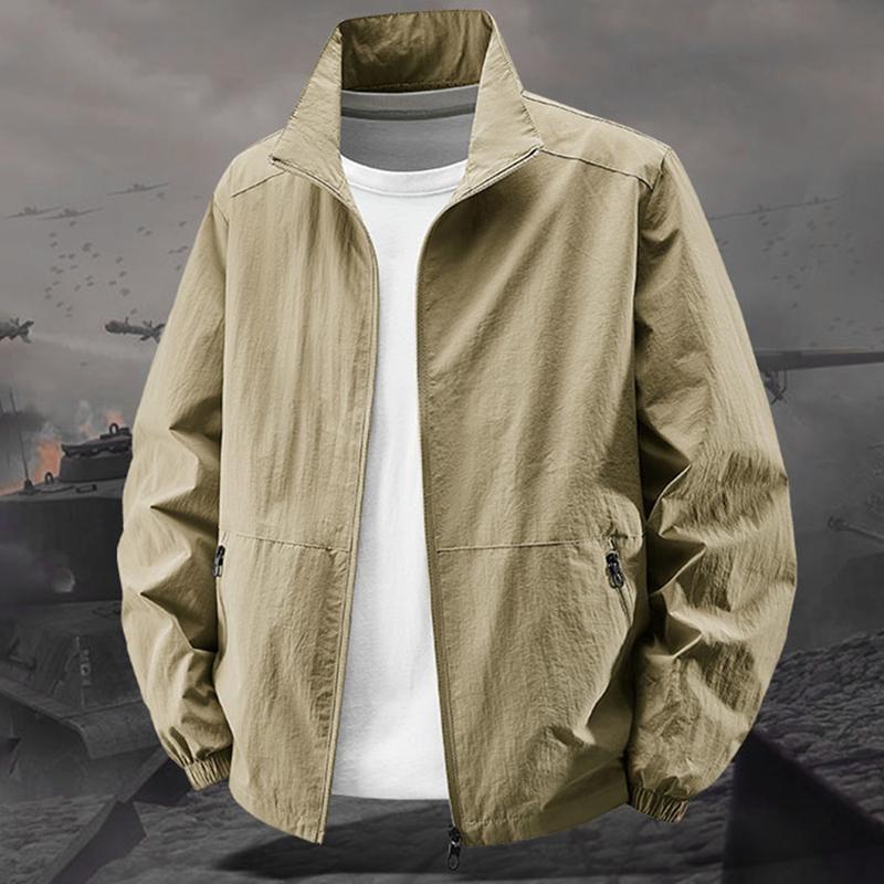 Men s Stand Collar Jacket Spring Breathable Lightweight Anti-Wrinkle Windbreaker Outdoor Sport Casual Quick-Drying Work Jackets 5XL хакі
Men s Stand Collar Jacket Spring Breathable Lightweight Anti-Wrinkle Windbreaker Outdoor Sport Casual Quick-Drying Work Jackets 5XL хакі