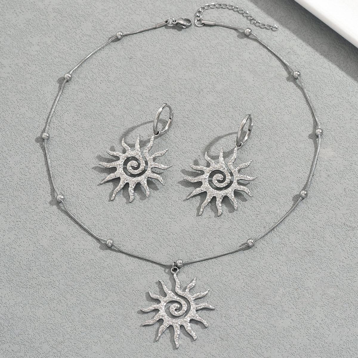 Bohemian Sun - Shaped Jewelry Set Artistic Gold /Silver Color Bead Chain Necklace Women‘s Daily Wear Jewelry& Gift
Bohemian Sun - Shaped Jewelry Set Artistic Gold /Silver Color Bead Chain Necklace Women‘s Daily Wear Jewelry& Gift