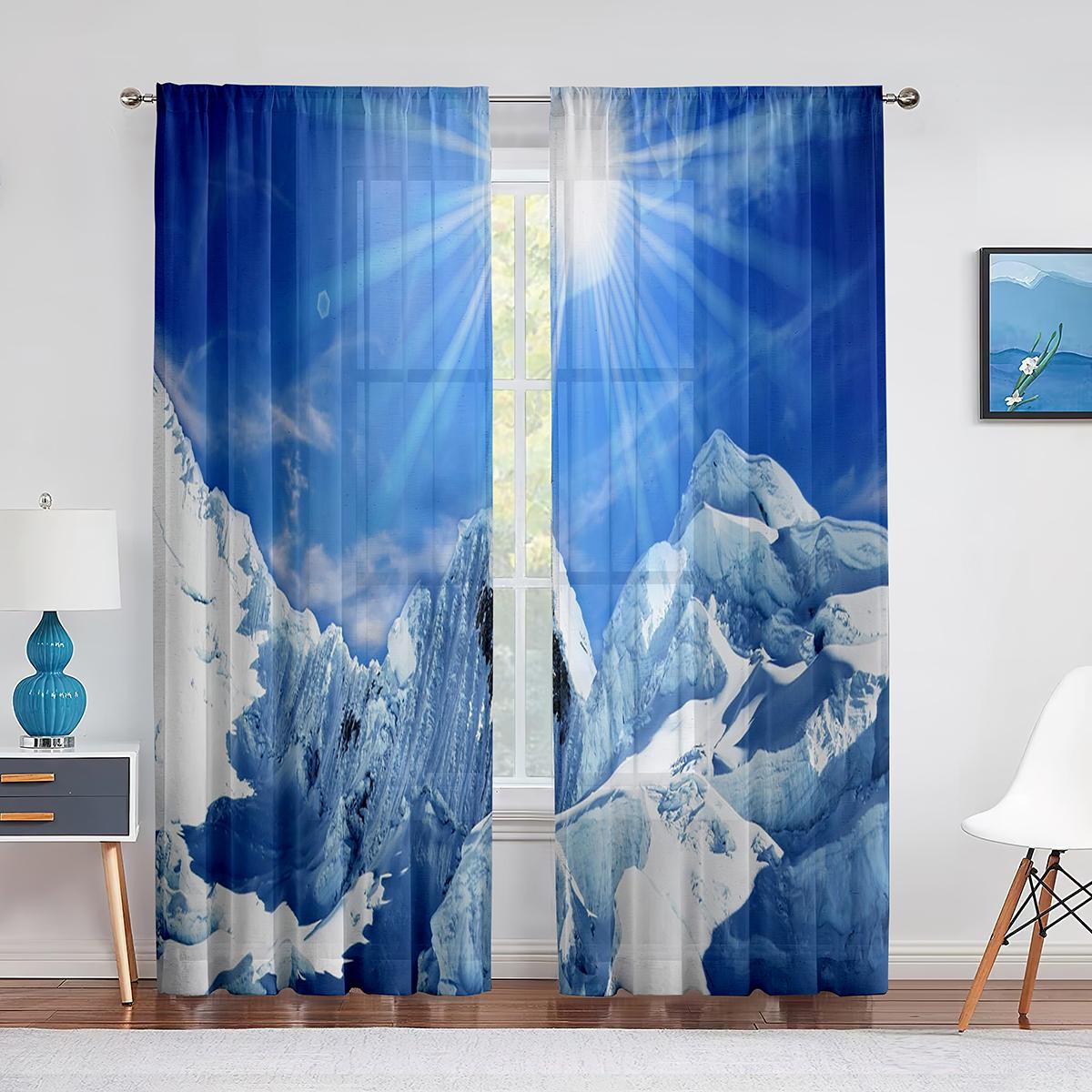 Горный Пейзаж Прозрачная Вуаль Шторы Снежный Пик Озера Природа Пейзажи Окна Тюлевые Шторы для Гостиной Современный Декор Спальни 1 PCS W100XH250cm&Grommet Top
Горный Пейзаж Прозрачная Вуаль Шторы Снежный Пик Озера Природа Пейзажи Окна Тюлевые Шторы для Гостиной Современный Декор Спальни 1 PCS W100XH250cm&Grommet Top