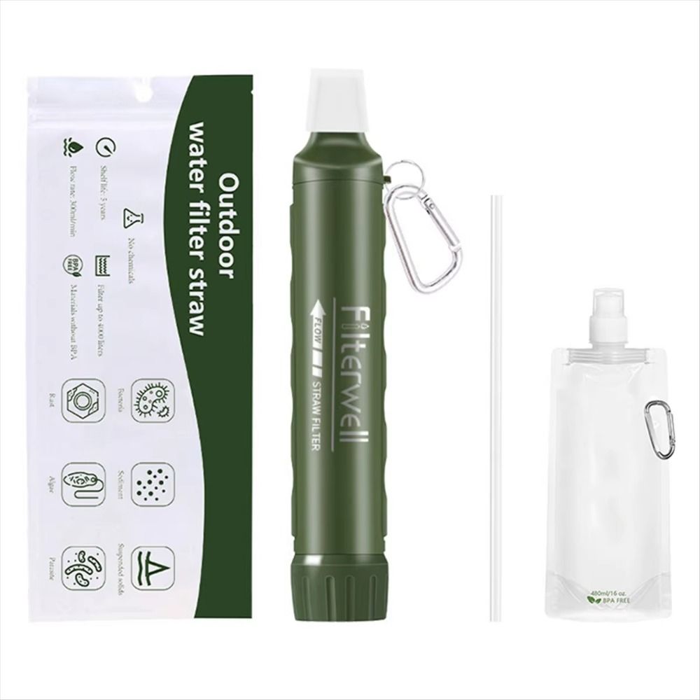 Purifier Mini Water Filter Straw Mini Drinking Water Filtering Straw Emergency 1 Set
Purifier Mini Water Filter Straw Mini Drinking Water Filtering Straw Emergency 1 Set