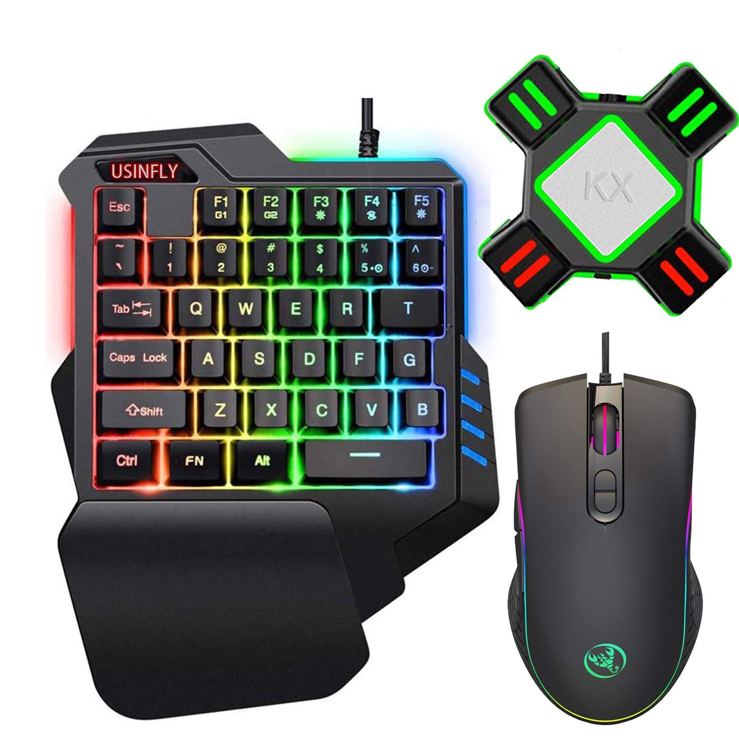 Keyboard Mouse Converter Set Compatible with Fortnite Keyboard Compatible with RGB Gaming Gaming Connection Perfect for Japanese Instruction Manual чорний
Keyboard Mouse Converter Set Compatible with Fortnite Keyboard Compatible with RGB Gaming Gaming Connection Perfect for Japanese Instruction Manual чорний