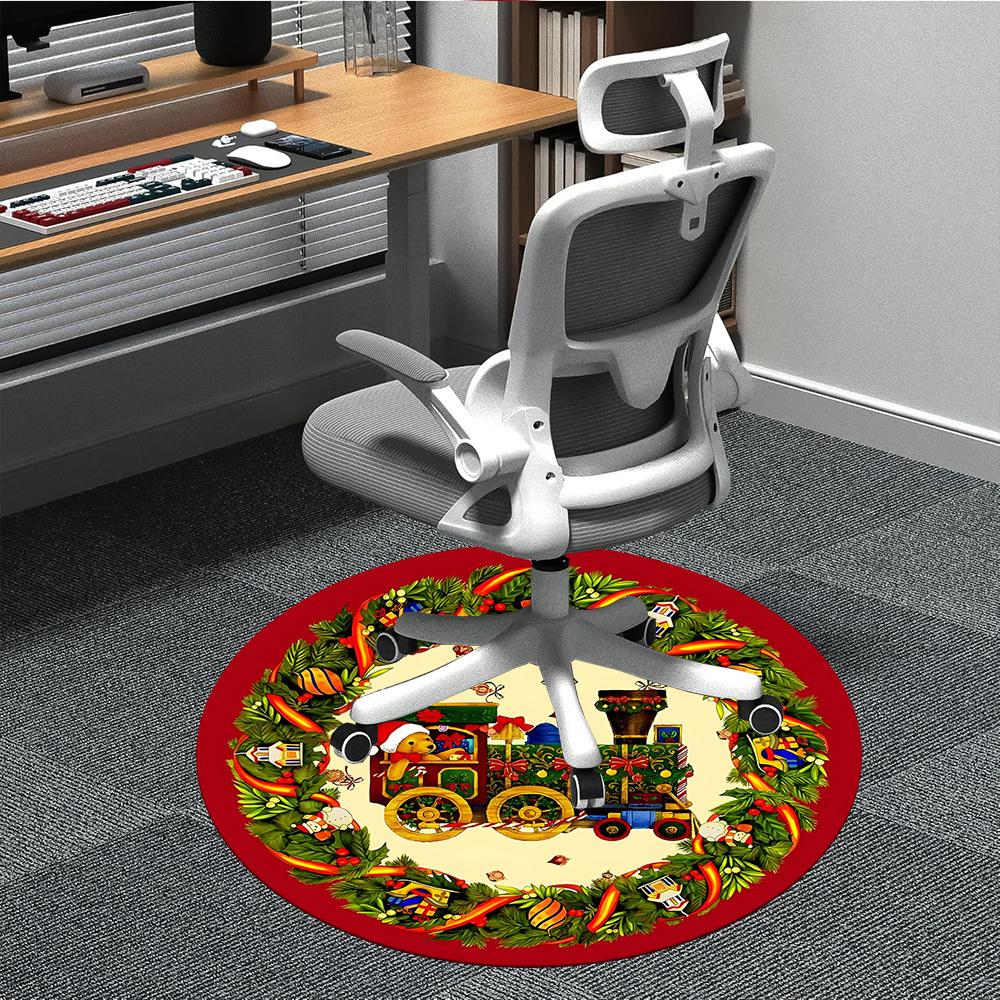 1pc Christmas Wreath Chair Carpet for Office, Round Non Slip Durable Large Size Office Carpet, Suitable for Office 80cm
1pc Christmas Wreath Chair Carpet for Office, Round Non Slip Durable Large Size Office Carpet, Suitable for Office 80cm