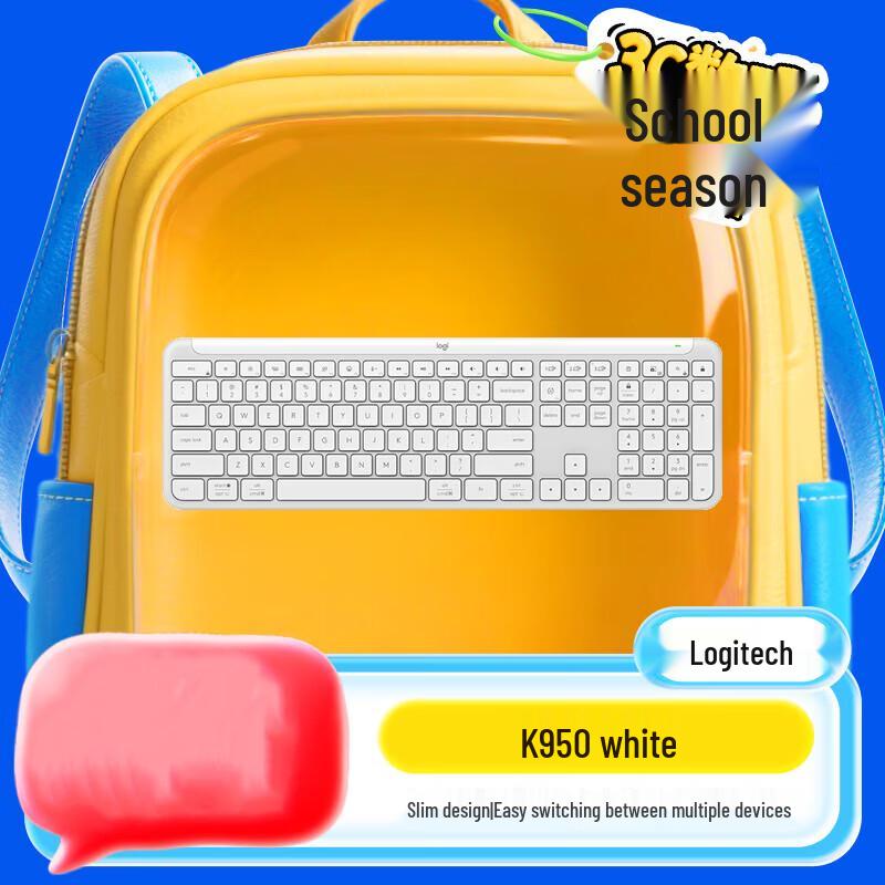 Logitech K950 Multi-Device Wireless Bluetooth Keyboard
Logitech K950 Multi-Device Wireless Bluetooth Keyboard